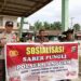 Polsek Langgam Sosialisasikan Saber Pungli untuk Masyarakat dan Petugas Pelayanan