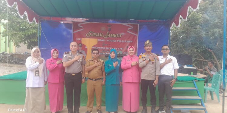 Pisah Sambut Kapolsek Kerumutan, Iptu Budhi Santoso Prioritaskan Kamtibmas