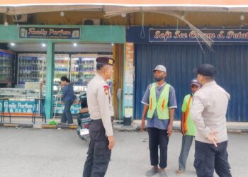 Patroli KRYD Polsek Pangkalan Kerinci Fokus Cegah Kejahatan C3 di Kawasan Perbankan dan Pertokoan