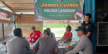 Jumat Curhat di Langgam, Warga Keluhkan Pendatang Tak Lapor hingga Judi Online