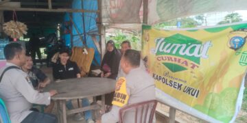 Polsek Ukui Gelar Jum’at Curhat, Warga Sampaikan Aspirasi Langsung