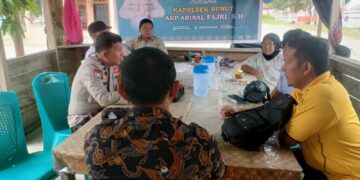 Polsek Bunut Gelar Jum’at Curhat, Ingatkan Warga Soal Keamanan dan Larangan Judi Online