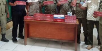 Gempur Rokok Ilegal, Satpol PP/WH Aceh Singkil Dan Bea Cukai Gelar Operasi Gabungan