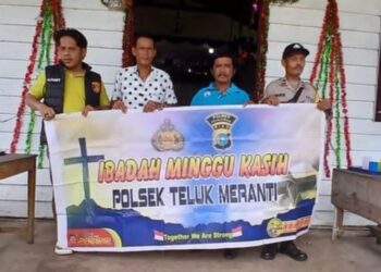 Polsek Teluk Meranti Gelar Minggu Kasih, Sosialisasi Lalu Lintas dan Tertib Remaja