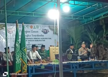 Tasyakuran Kantor Terpadu MWCNU Kerumutan Digelar, Polsek Pastikan Acara Kondusif