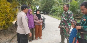 Polsek Langgam dan Koramil 09 Gelar Sinergitas untuk Jaga Kondusivitas Wilayah