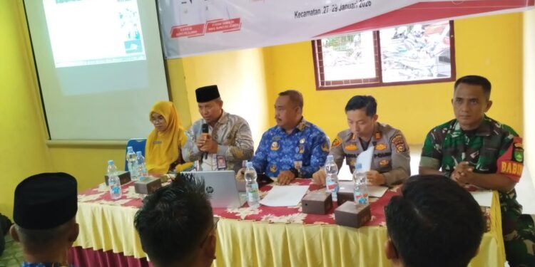 Polsek Ukui Kawal Musrenbang RKPD 2027, Pastikan Proses Pembangunan Kecamatan Tertib dan Kondusif