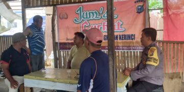 Polsek Pangkalan Kerinci Gelar Jumat Curhat, Warga Diajak Aktif Jaga Kamtibmas