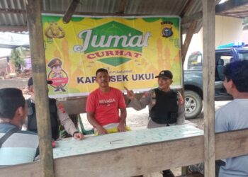 Polsek Ukui Gelar Kegiatan Jum’at Curhat, Perkuat Sinergi dengan Masyarakat