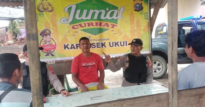 Polsek Ukui Gelar Kegiatan Jum’at Curhat, Perkuat Sinergi dengan Masyarakat