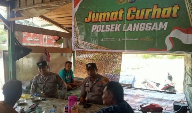 Jumat Curhat, Warga Langgam Soroti Narkoba hingga Judi Online