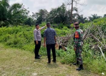TNI–Polri Patroli Bersama Cegah Karhutla di Kecamatan Bunut