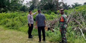 TNI–Polri Patroli Bersama Cegah Karhutla di Kecamatan Bunut