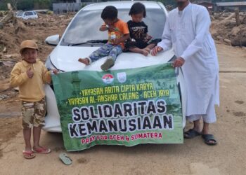 Yayasan Al Anshar Calang Melalui Posko Salurkan Amanah Ke Desa Toweren Dan Sekitarnya