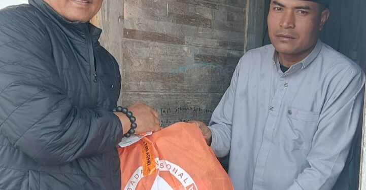 SMSI Aceh Tengah Salurkan Bantuan BNPB Kepada Imam Masjid Babussalam