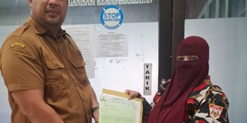 Ditangan Lelia Handayani, LMP Aceh Sudah Terima Surat Tanda Lapor Dari Kesbangpol Aceh