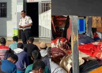 Komitmen Zero Halinar, Rutan Kelas IIB Takengon Gelar Razia Rutin Di Blok Hunian