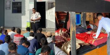 Komitmen Zero Halinar, Rutan Kelas IIB Takengon Gelar Razia Rutin Di Blok Hunian