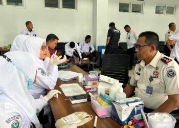 Donor Darah Hari Bakti Imigrasi, Rutan Kelas IIB Takengon Ambil Bagian Aksi Bakti Sosial