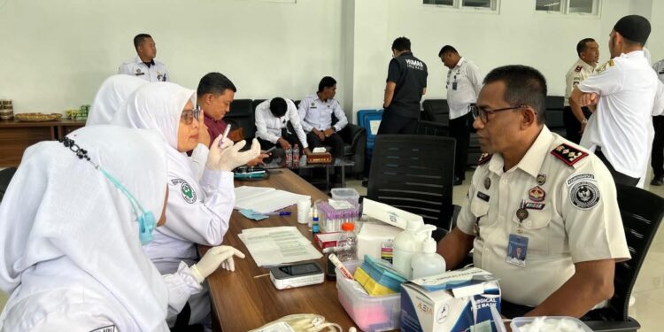 Donor Darah Hari Bakti Imigrasi, Rutan Kelas IIB Takengon Ambil Bagian Aksi Bakti Sosial