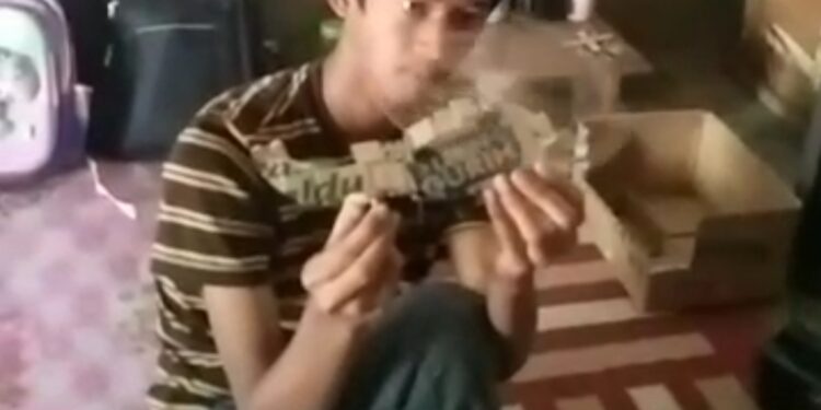 Terinspirasi Dari Heli BNPB, Siswa SMPN 25 Takengon Ciptakan Helikopter Bergerak Dari Kartun