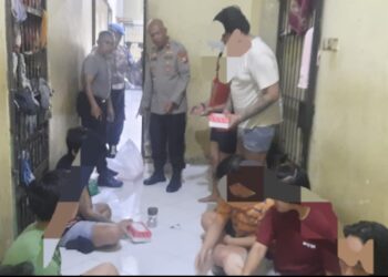 Kapolsek Tamalate Kompol. H. Muh. Tahmrin. S., E. M. M. Kunjungi Tahanan Dalm Sel: Ini Tujuannya.