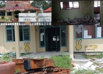 Hampir Setahun Terbakar, Kantor Desa Kemang Indah Tak Kunjung Diperbaiki: Warga Berharap Perhatian Pemkab Kampar