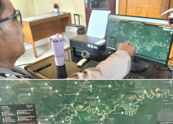 Polsek Kampar Kiri Hilir Intensifkan Pantauan Dashboard Lancang Kuning, Pastikan Wilayah Bebas Karhutla