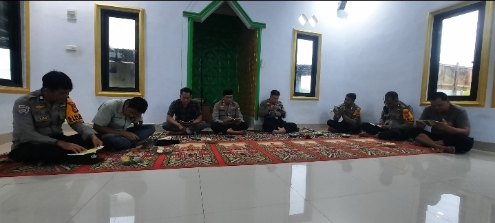 Polsek Tamalate Lakukan Pembinaan Rohani Kepada Personel