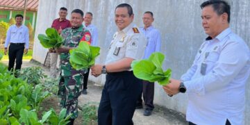 Dukung Ketahanan Pangan, Lapas Narkotika Langsa Ikuti Panen Raya Serentak Pemasyarakatan