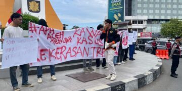 AMP2PH Gelar Aksi, Soroti Kasus Kekerasan terhadap Anak Di Aceh Tengah