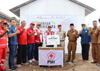 PMI Jaksel Resmikan Rumah Tumbuh Bagi Penyintas Di Malalak Kabupaten Agam