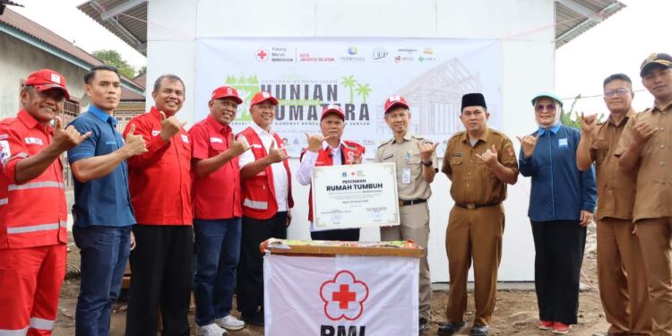 PMI Jaksel Resmikan Rumah Tumbuh Bagi Penyintas Di Malalak Kabupaten Agam