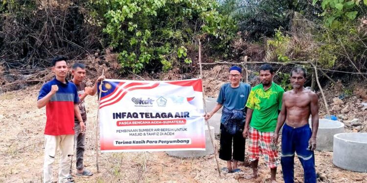 Relawan Bangun 3 Titik Telaga Air Di Dusun Rantau Panjang Aceh Timur