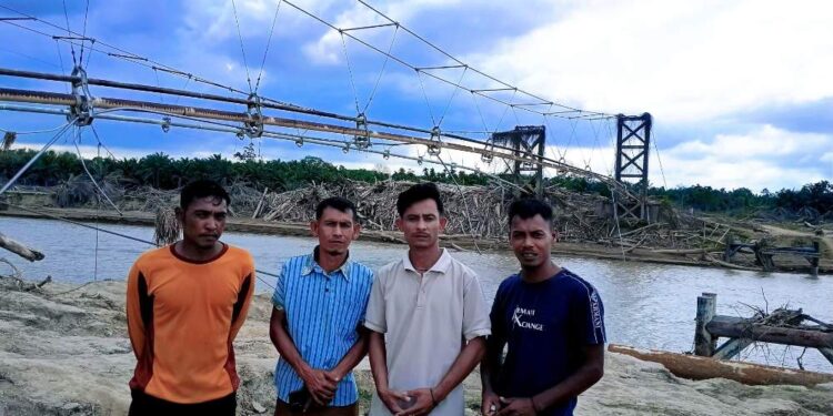 Warga Rantau Panjang Keluhkan Ketiadaan Jembatan Penghubung Aceh Timur–Aceh Utara