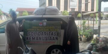 Posko Yayasan Al-Anshar Calang Salurkan Donasi Tahap 5 Ke Aceh Utara