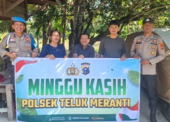 Polsek Teluk Meranti Gelar Minggu Kasih, Warga Keluhkan Banjir dan Balap Liar