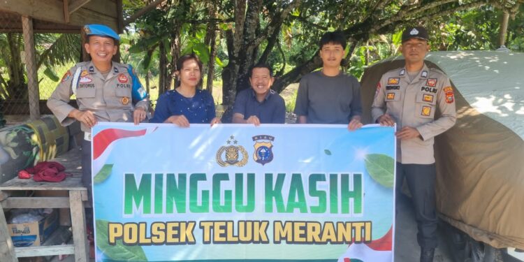 Polsek Teluk Meranti Gelar Minggu Kasih, Warga Keluhkan Banjir dan Balap Liar