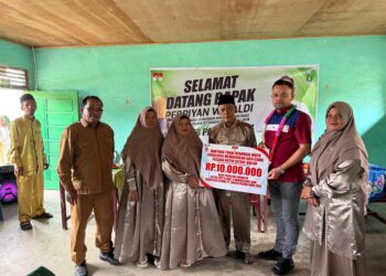 Peduli Pendidikan Agama, Ketua Elang 3 Hambalang juga Direktur Utama PT Gren Palma Riau Jaya Pabriyan Winaldi Salurkan Bantuan 10 Juta dan Rawat Masa Depan Guru