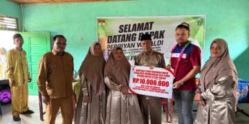 Peduli Pendidikan Agama, Ketua Elang 3 Hambalang juga Direktur Utama PT Gren Palma Riau Jaya Pabriyan Winaldi Salurkan Bantuan 10 Juta dan Rawat Masa Depan Guru