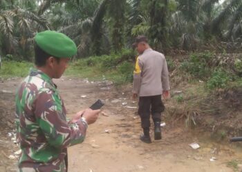 Sinergitas TNI-Polri di Langgam, Polsek Langgam Silaturahmi ke Koramil 09