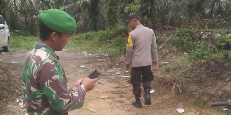 Sinergitas TNI-Polri di Langgam, Polsek Langgam Silaturahmi ke Koramil 09