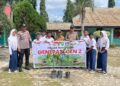 Dukung Program Kapolda Riau, Polsek Kerumutan Tanam Bibit Pohon di SMP Negeri 1 Kerumutan