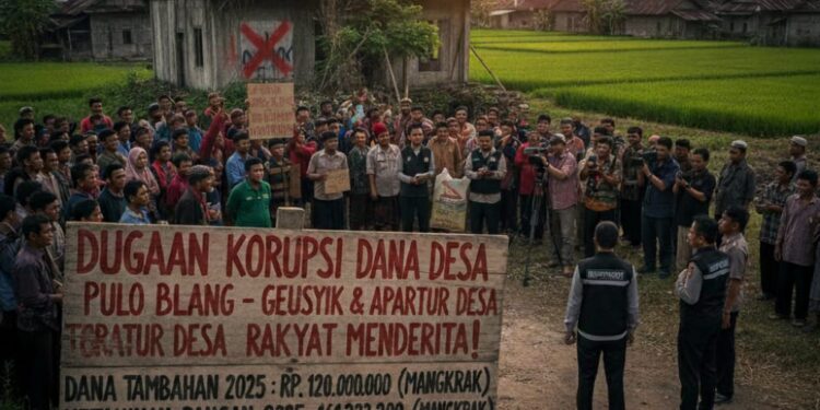 Di Duga Geusyik Pulo Blang Terlibat Korupsi, Bendahara Dan Aparatur Desa Terindikasi Bersekongkol