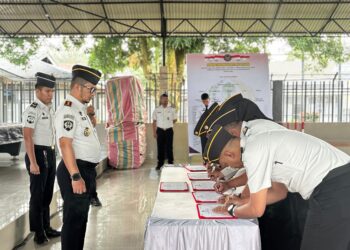 Lapas Bangkinang Gelar Penandatanganan Komitmen Bersama Dan Fakta Integritas Tahun 2026