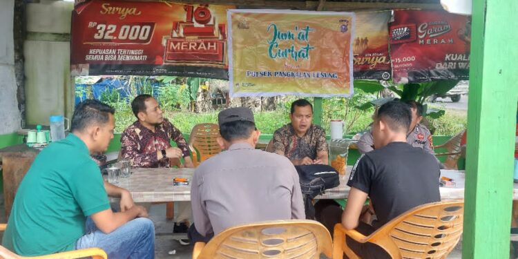 Jumat Curhat Polsek Pangkalan Lesung, Warga Keluhkan Kamtibmas dan Pencurian Sawit