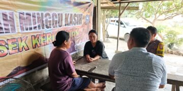 Polsek Kerumutan Gelar Minggu Kasih di Desa Banjar Panjang, Perkuat Toleransi dan Kamtibmas