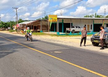 Polsek Pangkalan Lesung Intensifkan Patroli Jalintim untuk Tekan Angka Kecelakaan