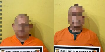 Polres Kampar Tangkap Kades dan Mantan Sekdes Tarai Bangun Terkait Pemalsuan Surat Tanah 