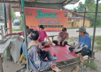 Polisi Gelar Jumat Curhat di Pangkalan Kerinci, Warga Sampaikan Keluhan Kamtibmas